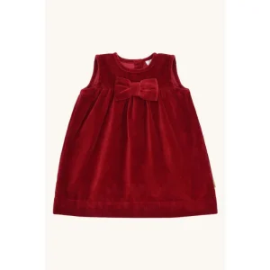 Hust&Claire - Natale - Vestito in velluto con fiocco