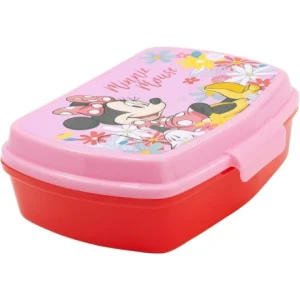 Disney Minni – Portapranzo in pvc per bambine, Sandwich Box, BPA free