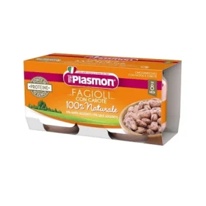 Plasmon Omogeneizzato Fagioli Borlotti 2X80G