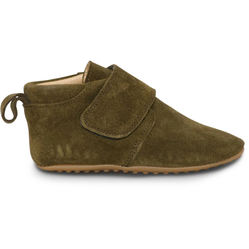 Pom Pom - Beginners Velcro - Pantofole in pelle - Kakhi - immagine 2