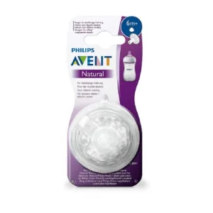 2 Tettarelle Avent Natural Anti Collasso per Liquidi Densi