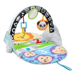 Palestrina Pieghevole degli Animali Fisher-Price: Soffice Tappetino e Giochi Stimolanti per la Crescita del Bambino