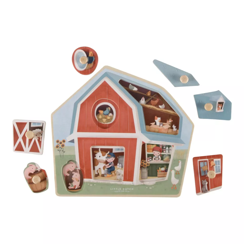Puzzle a Incastro Little Dutch Little Farm - immagine 3