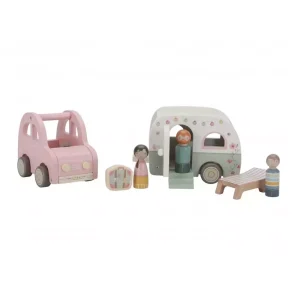 Automobile con Caravan in Legno Little Dutch