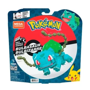 Set da Costruzioni Mega Construx Pokémon – Bulbasaur da Costruire con Dettagli di Battaglia