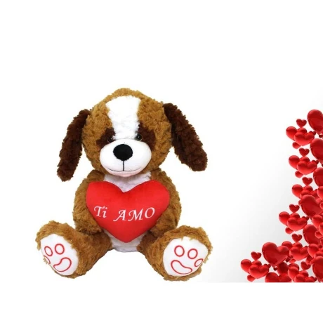 Peluche Cane con Cuore - immagine 2