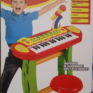 PIANOLA MUSICALE CON SGABELLO