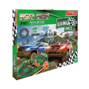 PISTA DINOSAURI CON DUE AUTO