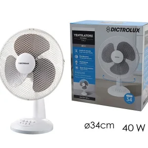 VENTILATORE DA TAVOLO 34CM 40W