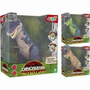 DINOSAURO T-REX CAMMINANTE LUCI E SUONI