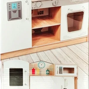 MEGA CUCINA H.83 CM CON LAVELL IN LEGNO