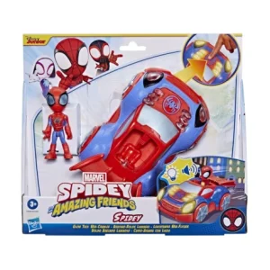 Marvel Avengers Spidey e i Suoi Fantastici Amici – Veicolo Glow Tech Web Crawler