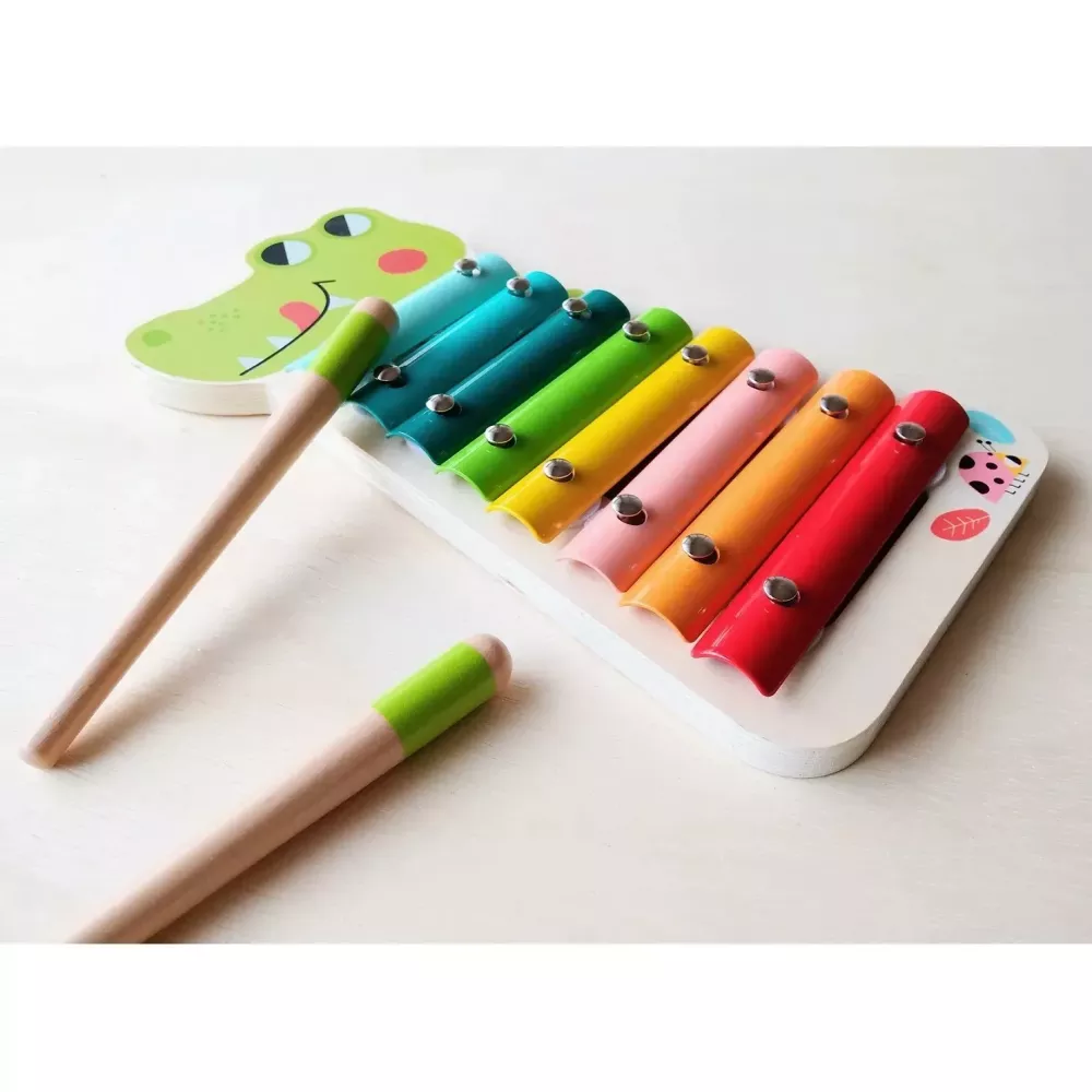 Xilofono Coccodrillo Tooky Toy - immagine 4