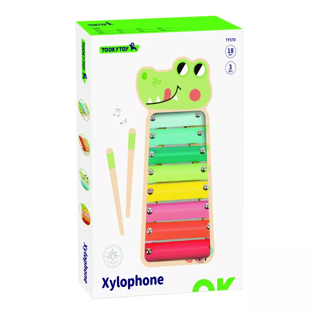 Xilofono Coccodrillo Tooky Toy - immagine 6